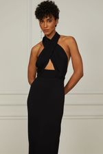 07205615_0005_2-VESTIDO-MIDI-PRETO-COM-DECOTE-TRANSPASSADO