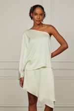 52134797_6274_4-BLUSA-DE-SEDA-VERDE-UM-OMBRO-SO-MANGA-LONGA