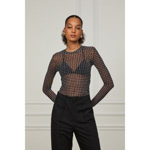 Blusa Tule Kirli Pois