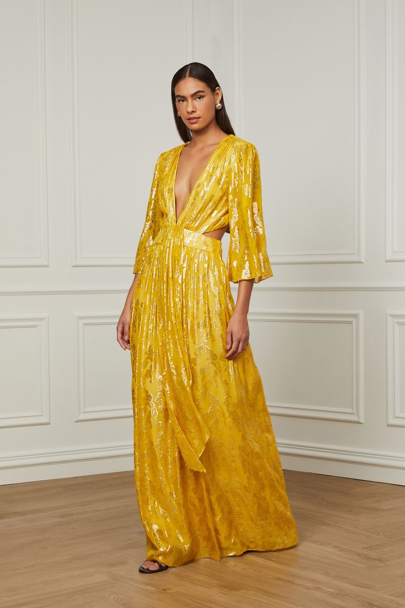 07205962_2015_1-VESTIDO-DEVORE-LONGO-AMARELO-COM-DECOTE-V