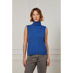 Blusa De Tricot Com Bordado Da Cava