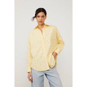 Camisa Manga Longa De Algodão Com Termocolante