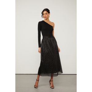Saia Midi De Organza
