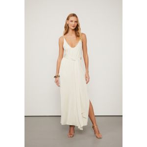 Vestido Midi De Alcinha Off White