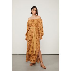 Vestido De Renda Ombro a Ombro