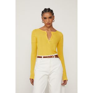 Raglan Desconstruída Amarelo Narciso