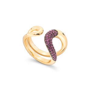 Anel Forma Rosa New