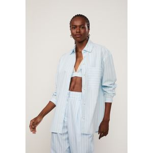 Camisa Oversized Com Top Listrada