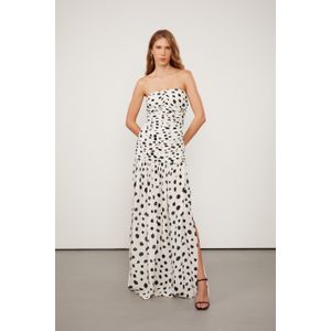 Vestido De Georgete Longo Estampado