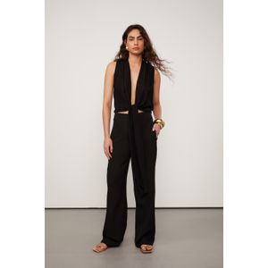 Calça De Crepe Preto