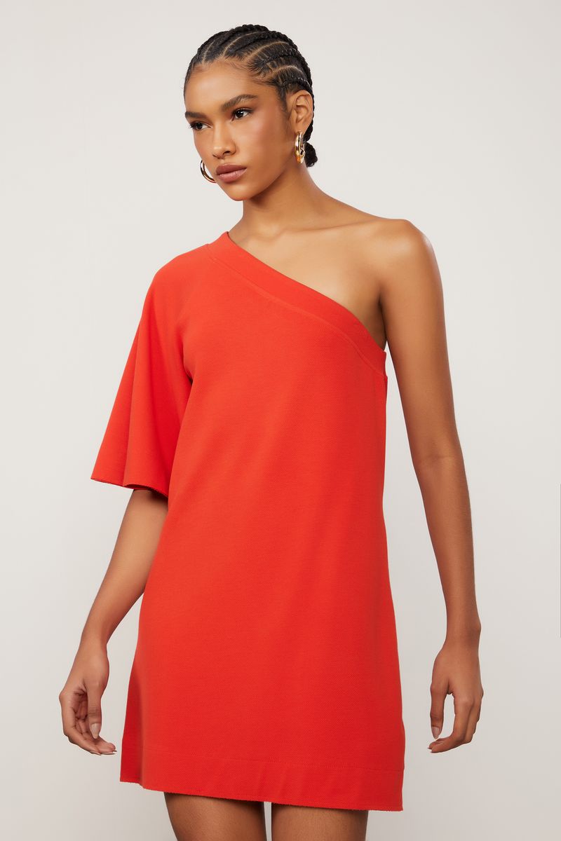 07206553_8259_4-VESTIDO-DE-MALHA-CURTO-VERMELHO-UM-OMBRO-SO-MANGA-LONGA