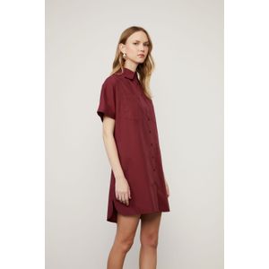 Vestido Chemise Com Bolsos