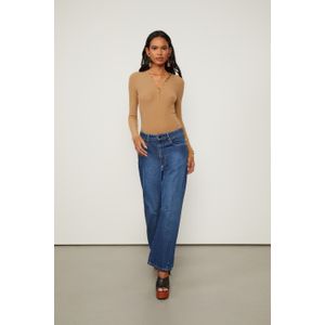 Calça Jeans Prega Joelho