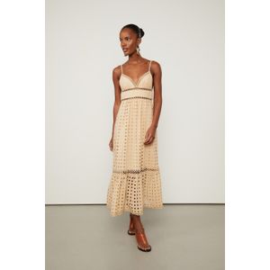 Vestido De Laise Nude Marzipan