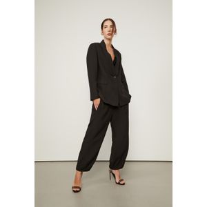Blazer De Crepe Preto