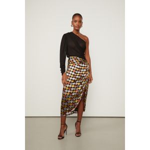 Saia Jacquard Midi Pareô