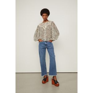 Calça Jeans Com Detalhe Zíper Bolso