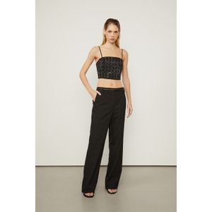 Calça Reta Xadrez