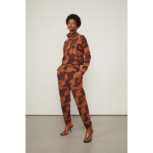 Calça De Moletom Cenoura Estampada Camuflada