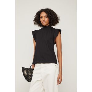 Blusa Malha Recortes Off