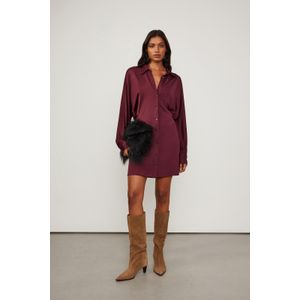 Vestido Em Malha Jersey Com Vista e Recortes