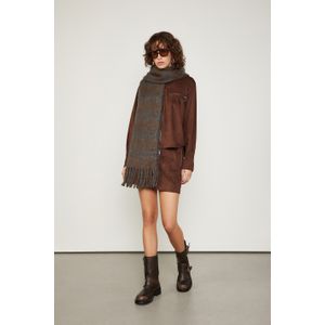 Saia Mini Like Leather Recortes