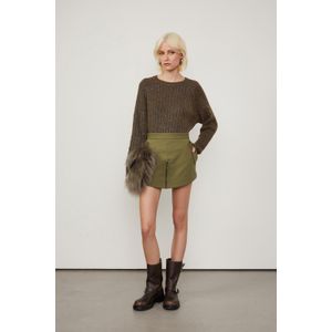 Shorts Saia Com Ziper Frontal