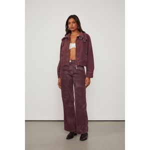 Calça De Sarja Boot 70s Amarração Stoned