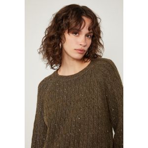 Blusa De Tricot Trançada