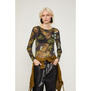 Blusa De Malha Estampada Floral Miller