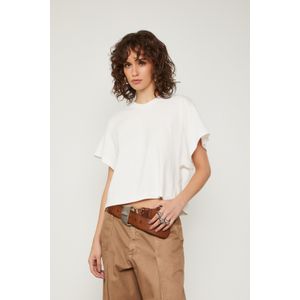 Camiseta De Malha Com Recortes