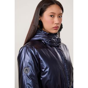 Jaqueta De Nylon Metalizada