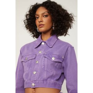 Jaqueta Sarja Trucker Com Stoned Color