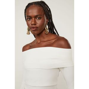Blusa Malha Ombro a Ombro Off