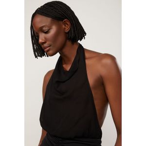 Body De Tule e Georgette Preto