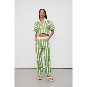 Calça Sarja Nipper  Estampa Listras
